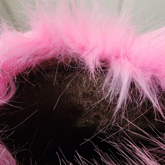 SHEIN Pink Furry Boots - Picture 6 of 7